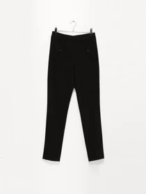 Брюки H&M модель 0408880_чорний Фото