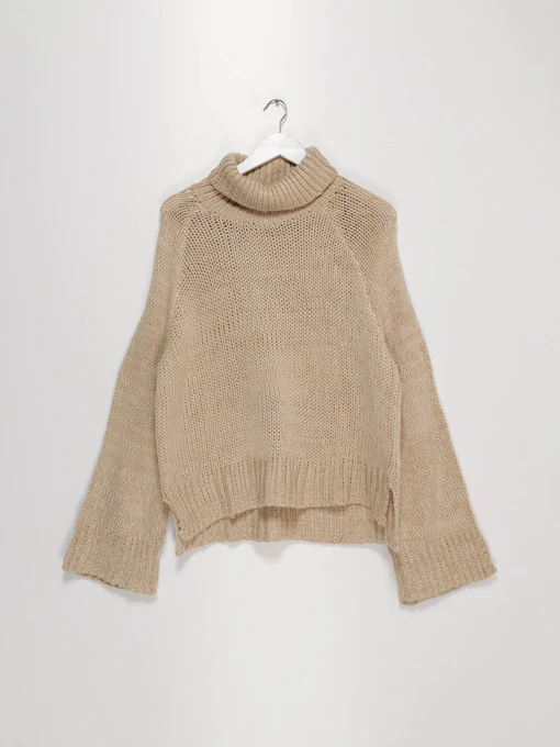 Свитры и кардиганы H&M модель 0419448_бежевий Фото
