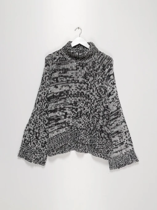 Светри та кардигани H&M модель 0419448_чорний з білим Фото