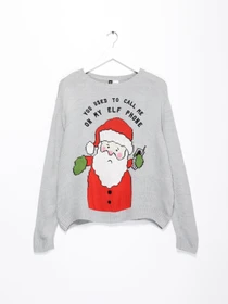 Свитры и кардиганы H&M модель 0419507_сірий комб. Фото