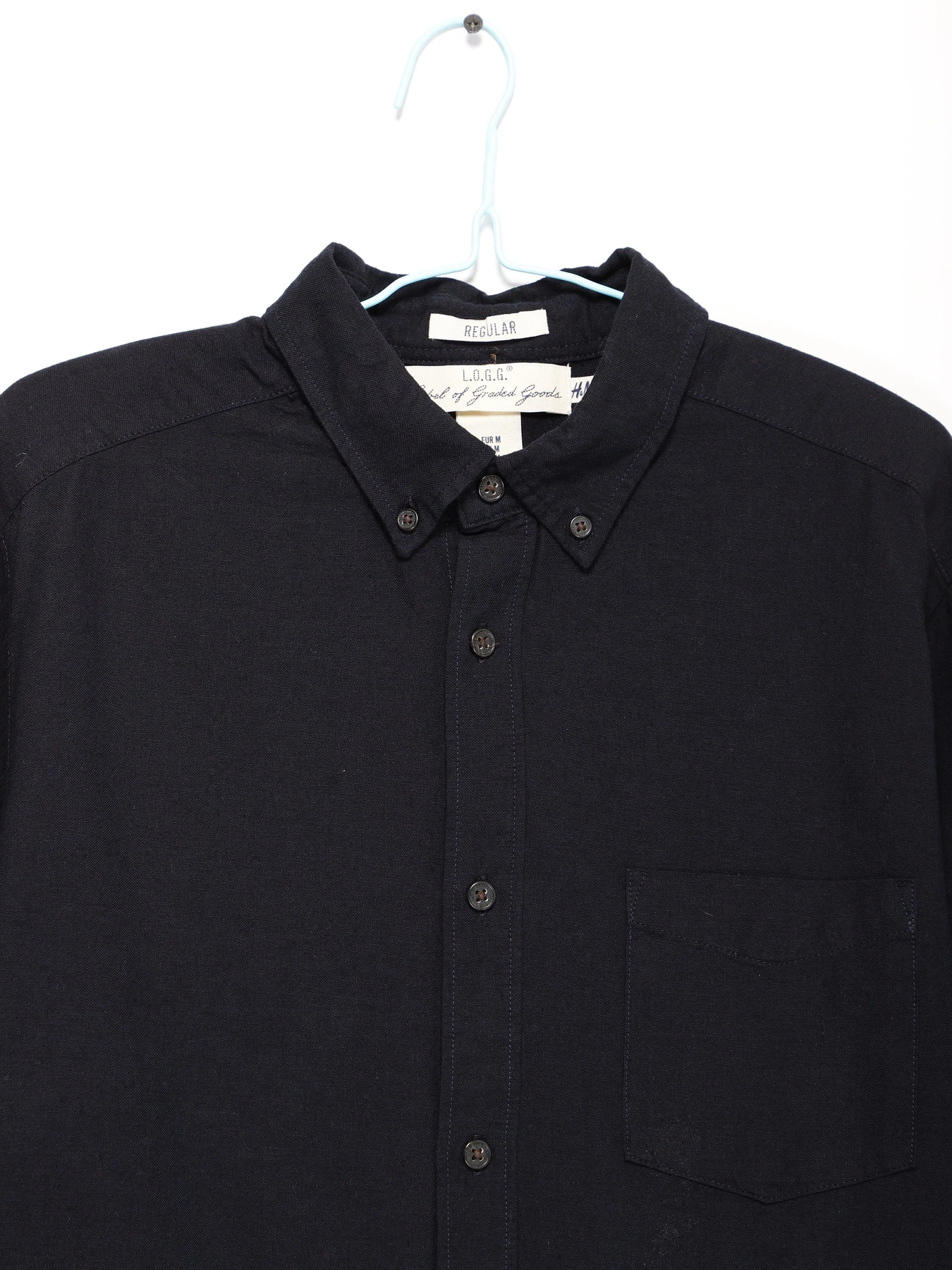 Рубашки H&M модель 0422823_т.синій Рубашки H&M модель 0422823_т.синій Фото