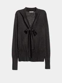 Светри та кардигани H&M модель 0409189_чорний Фото
