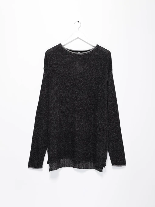 Свитры и кардиганы H&M модель 0438861_чорний комб. Фото