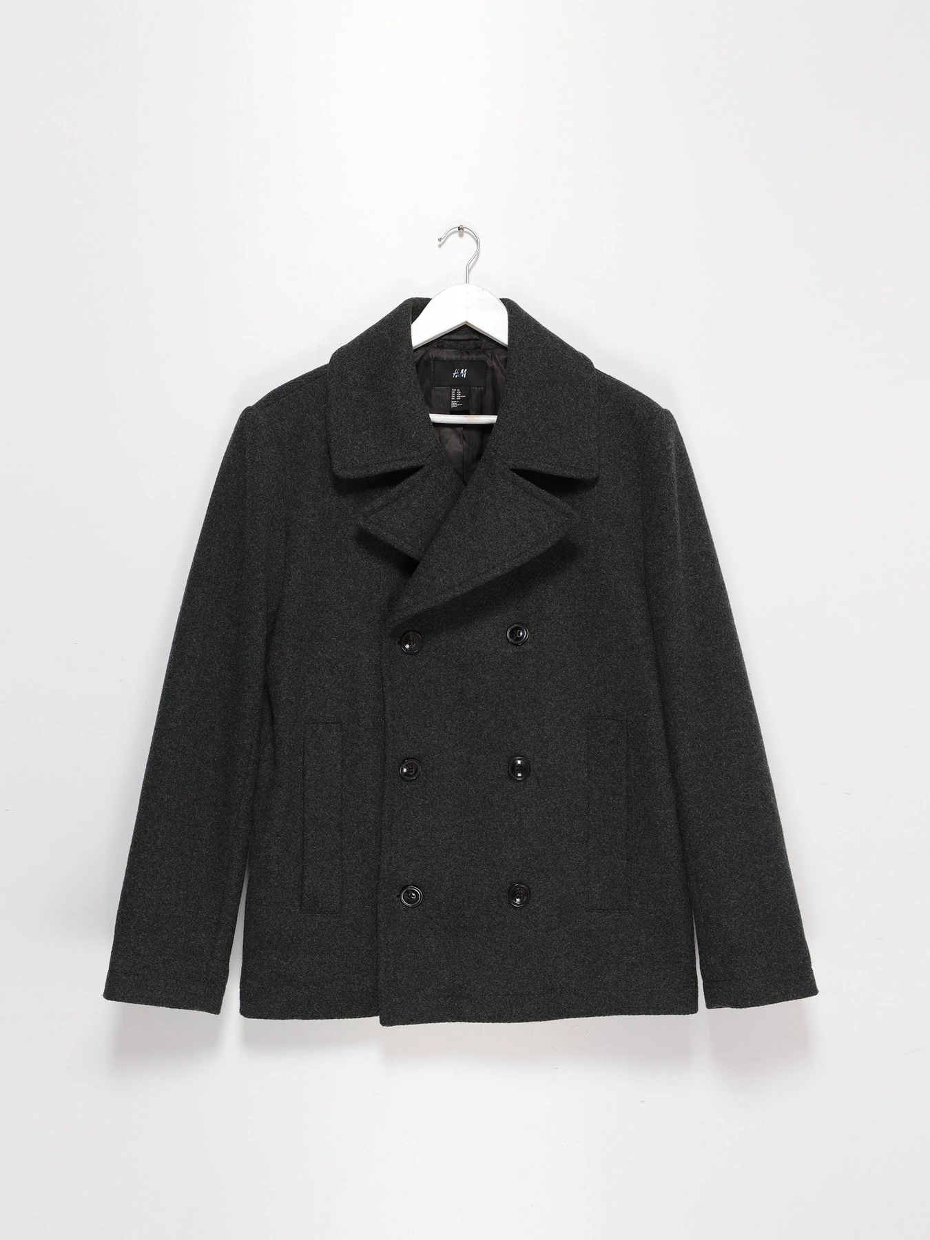 Пальта та плащі H&M модель 0438941_т.сірий Пальта та плащі H&M модель 0438941_т.сірий Фото