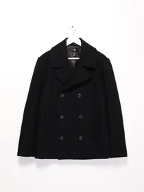 Пальта та плащі H&M модель 0438941_чорний Фото