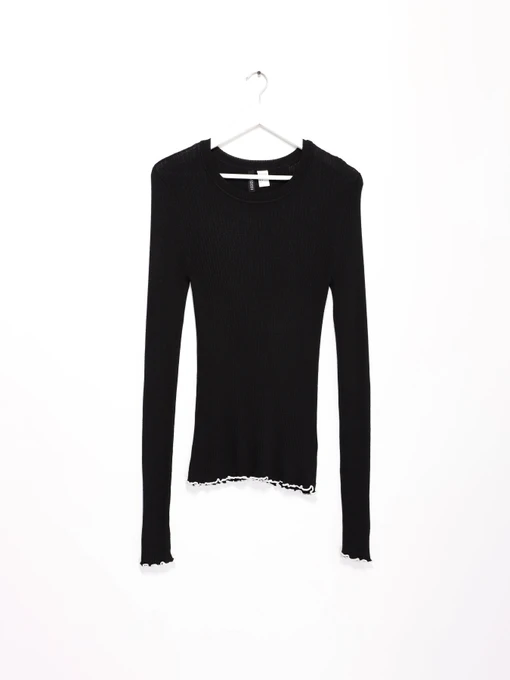 Светри та кардигани H&M модель 0441791_чорний Фото