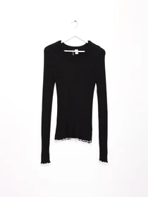 Свитры и кардиганы H&M модель 0441791_чорний Фото