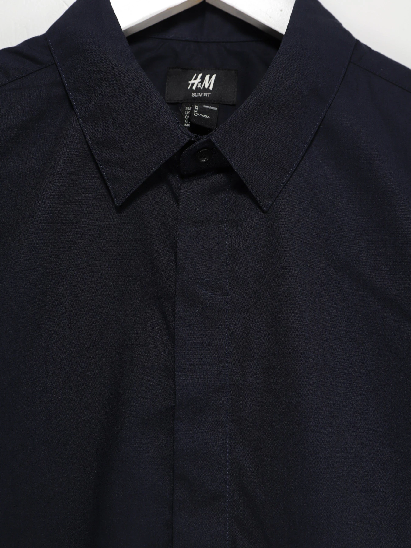 Рубашки H&M модель 0450996_т.синій Рубашки H&M модель 0450996_т.синій Фото