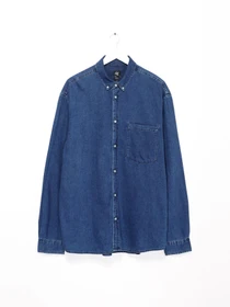 Рубашки H&M модель 0454784_т.синій Фото