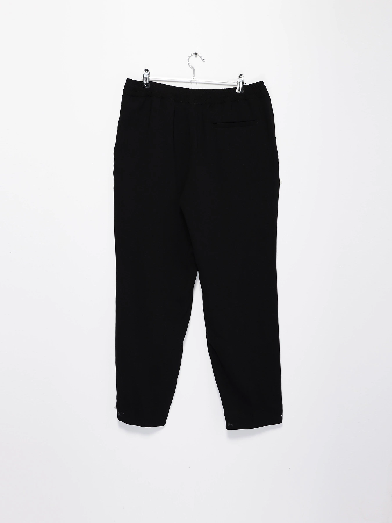 Брюки H&M модель 0464783_чорний Фото