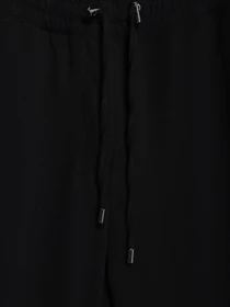 Брюки H&M модель 0464783_чорний Фото