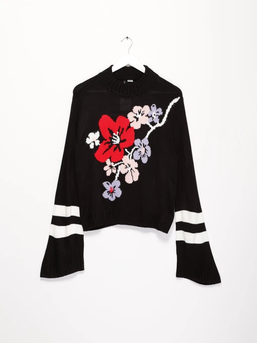 Светри та кардигани H&M модель 0467556_чорний комб. Фото