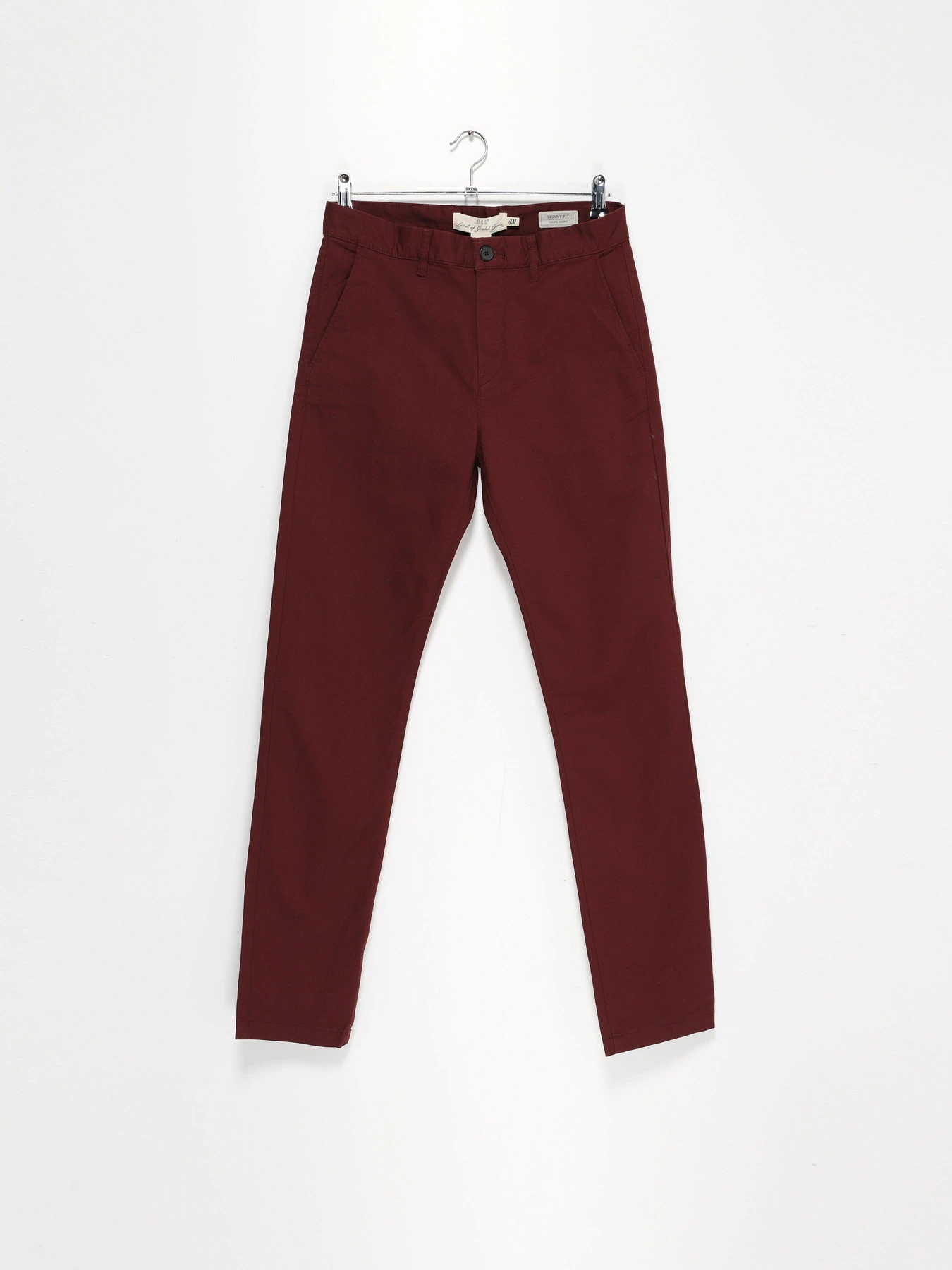 Штани H&M модель 0491912_т.бордовий Штани H&M модель 0491912_т.бордовий Фото