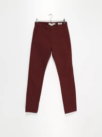 Штани H&M модель 0491912_т.бордовий Фото