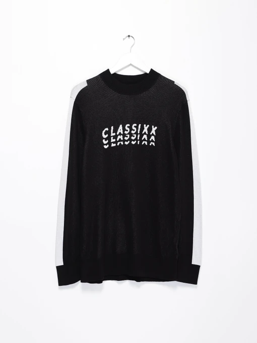 Свитры и кардиганы H&M модель 0497926_чорний з білим Фото