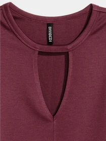 Худі та світшоти H&M модель 0425783_бордовий Фото