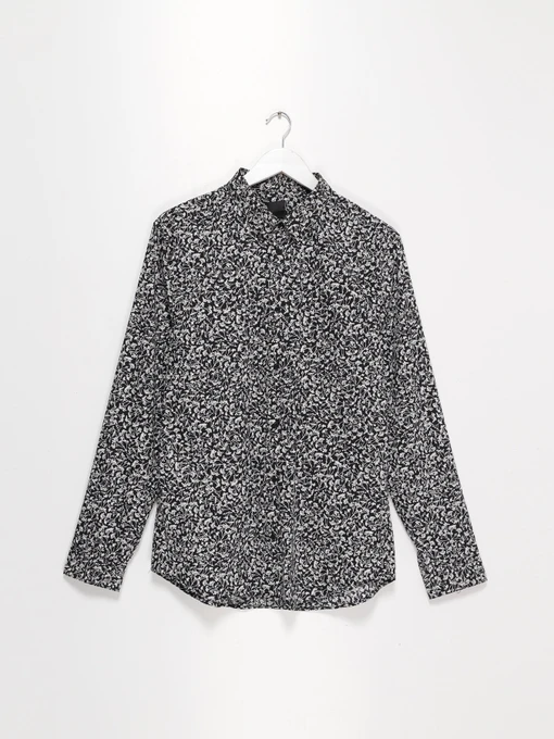 Рубашки H&M модель 0501722_чорний комб. Фото