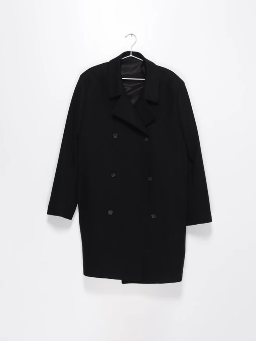 Пальта та плащі H&M модель 0514174_чорний Фото