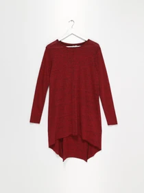 Платья H&M модель 0516656_бордовий комб. Фото