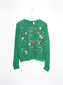 Свитры и кардиганы H&M модель 0539290_зелений комб. Фото