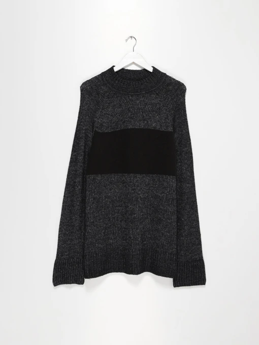 Свитры и кардиганы H&M модель 0542051_чорний комб. Фото