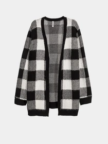 Светри та кардигани H&M модель 0448202_чорний з білим Фото