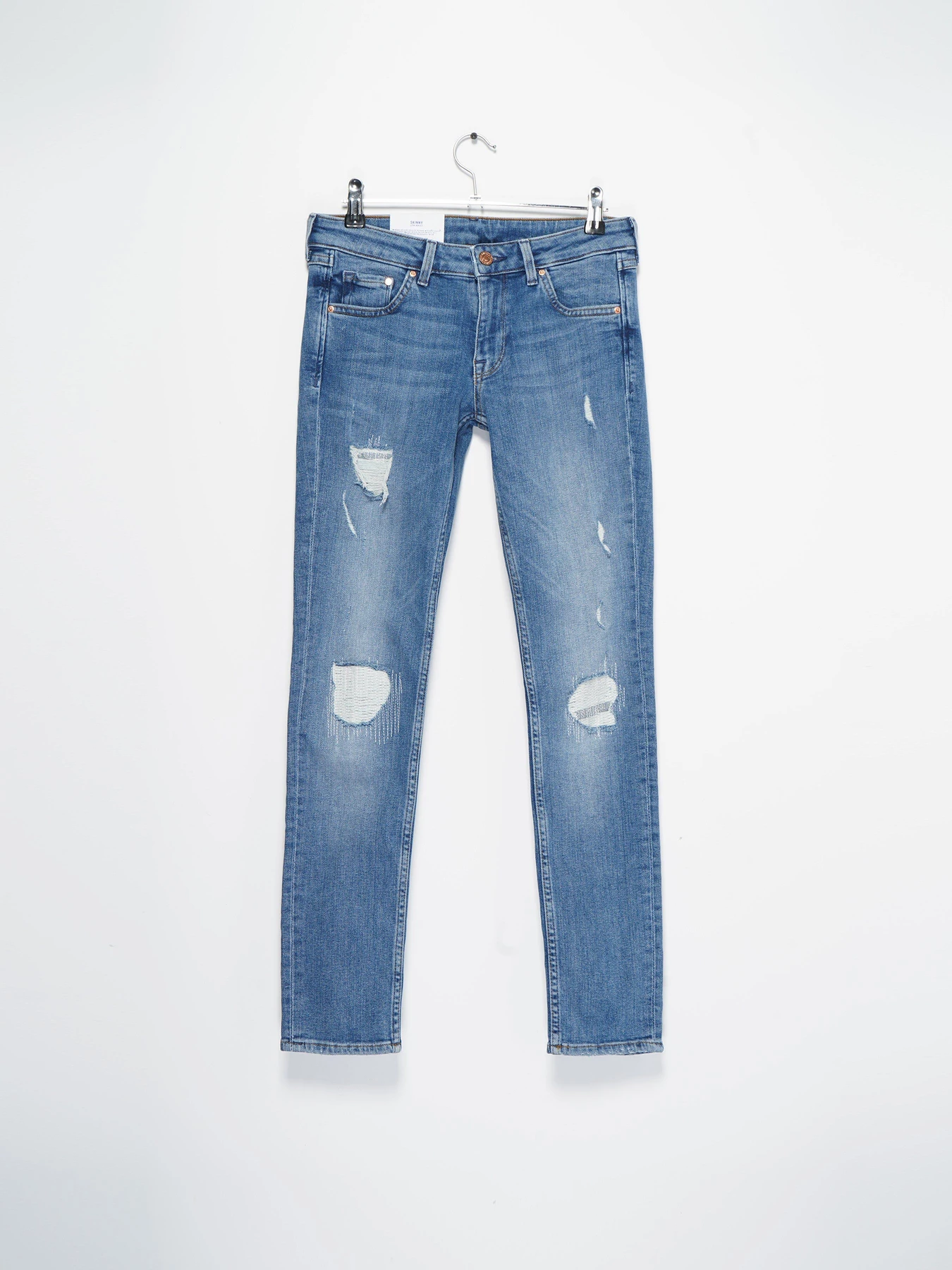 Джинсы H&M модель 0556260_синій Джинсы H&M модель 0556260_синій Фото
