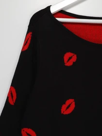 Свитры и кардиганы H&M модель 0558980_чорний комб. Фото