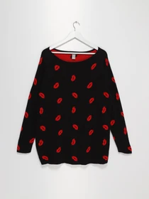Свитры и кардиганы H&M модель 0558980_чорний комб. Фото