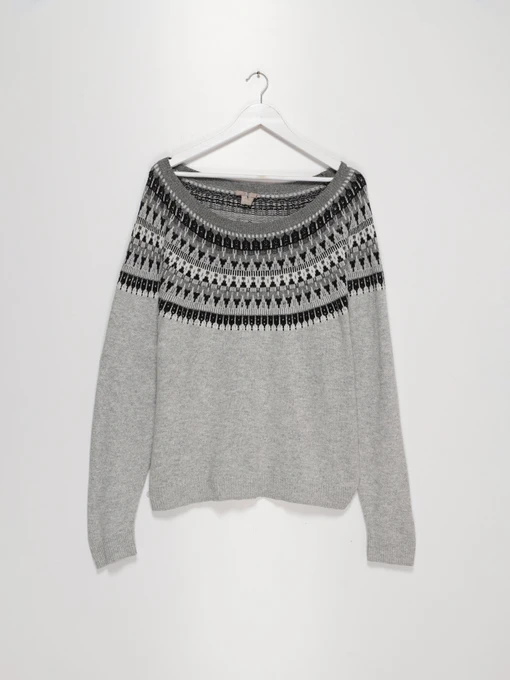 Свитры и кардиганы H&M модель 0567924_сірий комб. Фото