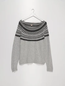 Свитры и кардиганы H&M модель 0567924_сірий комб. Фото