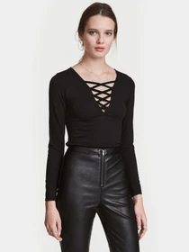 Худі та світшоти H&M модель 0454789_чорний Фото