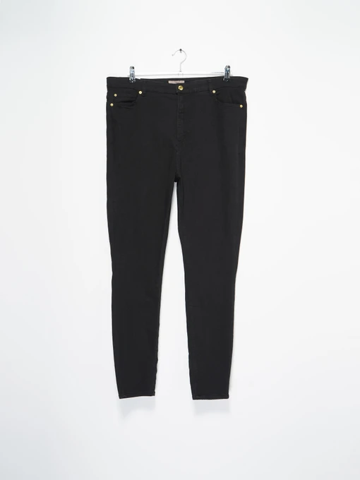 Брюки H&M модель 0573937_чорний Фото
