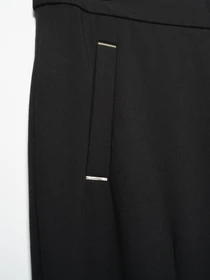 Брюки H&M модель 0581971_чорний Фото