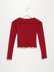 Худі та світшоти H&M модель 0456042_бордовий Фото