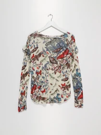 Худі та світшоти H&M модель 0597059_білий комб. Фото