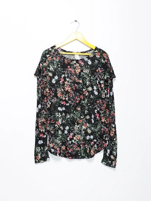 Худі та світшоти H&M модель 0597059_чорний комб. Фото
