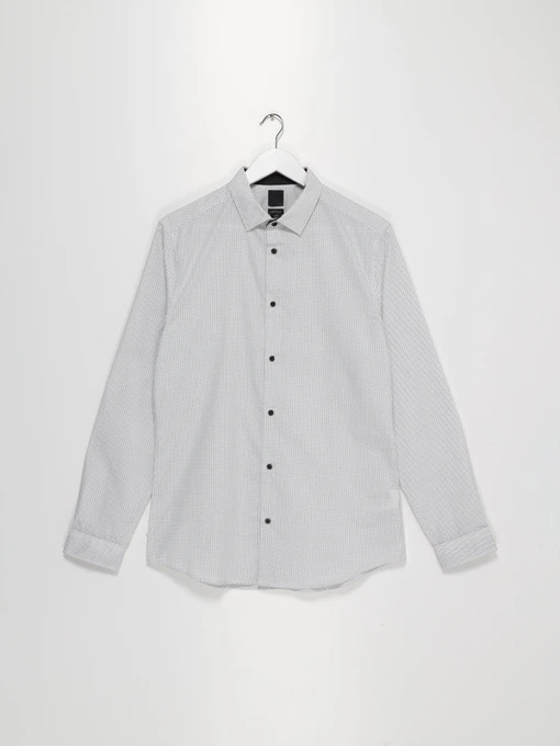 Рубашки H&M модель 0600229_білий комб. Фото