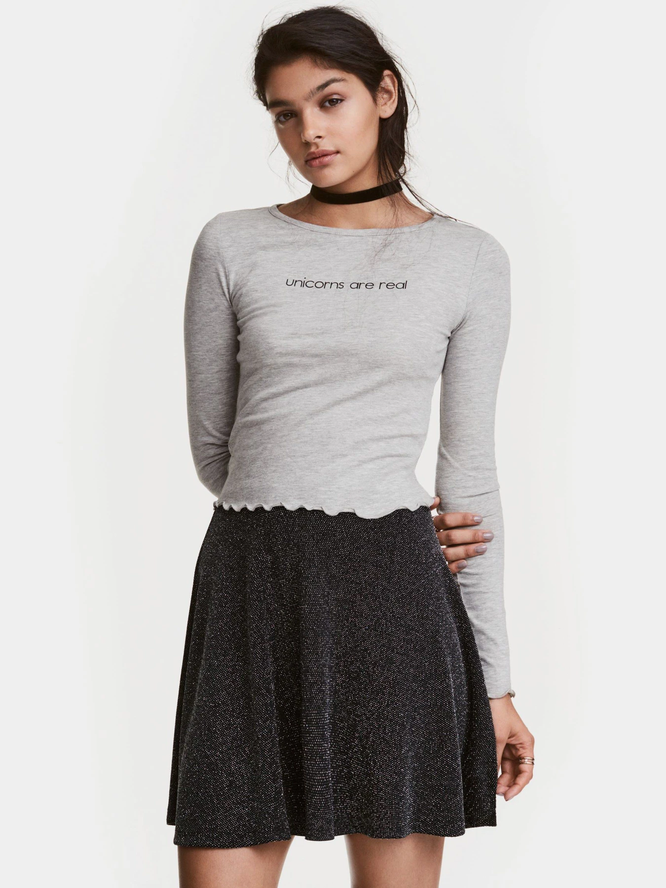 Худі та світшоти H&M модель 0456042_сірий Фото