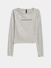 Худі та світшоти H&M модель 0456042_сірий Фото