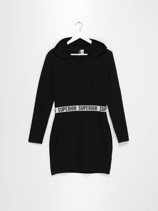 Платья H&M модель 0604967_чорний з білим Фото