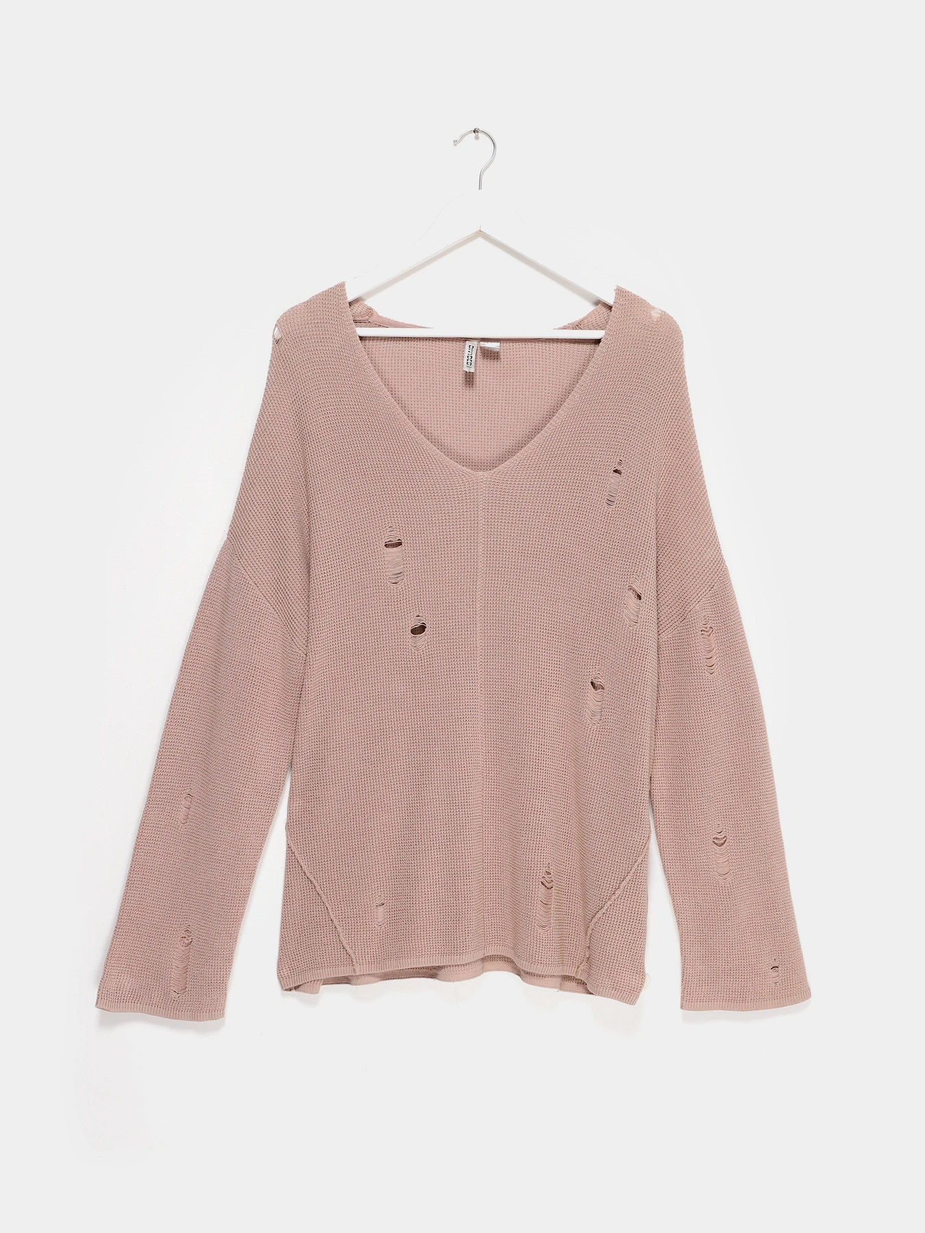 Свитры и кардиганы H&M модель 0619110_бежевий Фото
