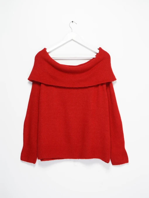Свитры и кардиганы H&M модель 0662888_червоний Фото