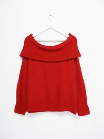 Свитры и кардиганы H&M модель 0662888_червоний Фото