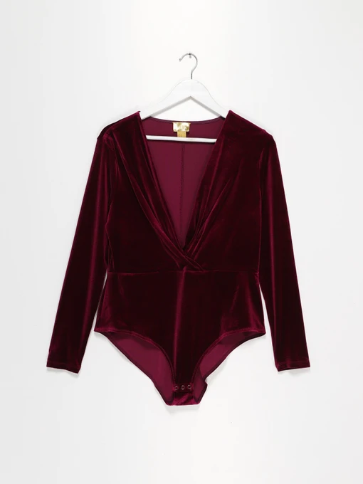 Боди и корсеты H&M модель 0664228_т.бордовий Фото