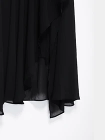 Юбки H&M модель 0669014_чорний Фото