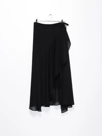 Юбки H&M модель 0669014_чорний Фото