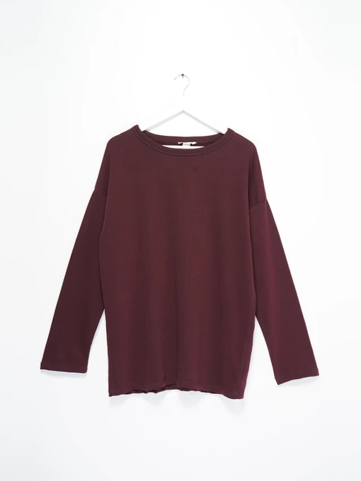 Худі та світшоти H&M модель 0676166_бордовий Фото