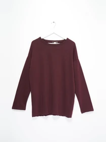 Худі та світшоти H&M модель 0676166_бордовий Фото
