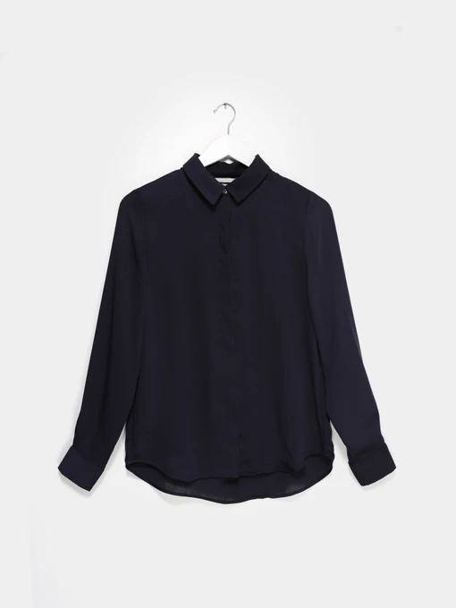 Рубашки H&M модель 0688873_т.синій Фото